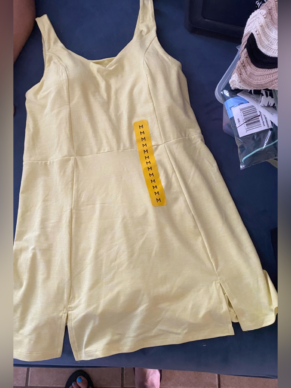 Pale Yellow Dress Skirt - Soft Lightweight Fabric